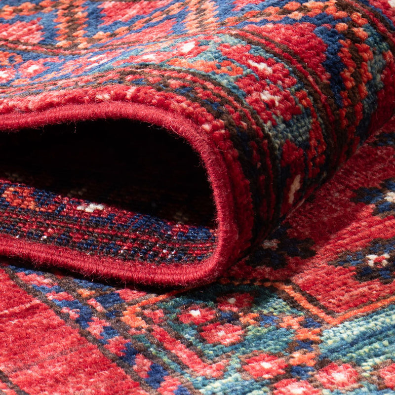 Tappeto corsia Tappeto afgano - 395 x 77 cm - rosso