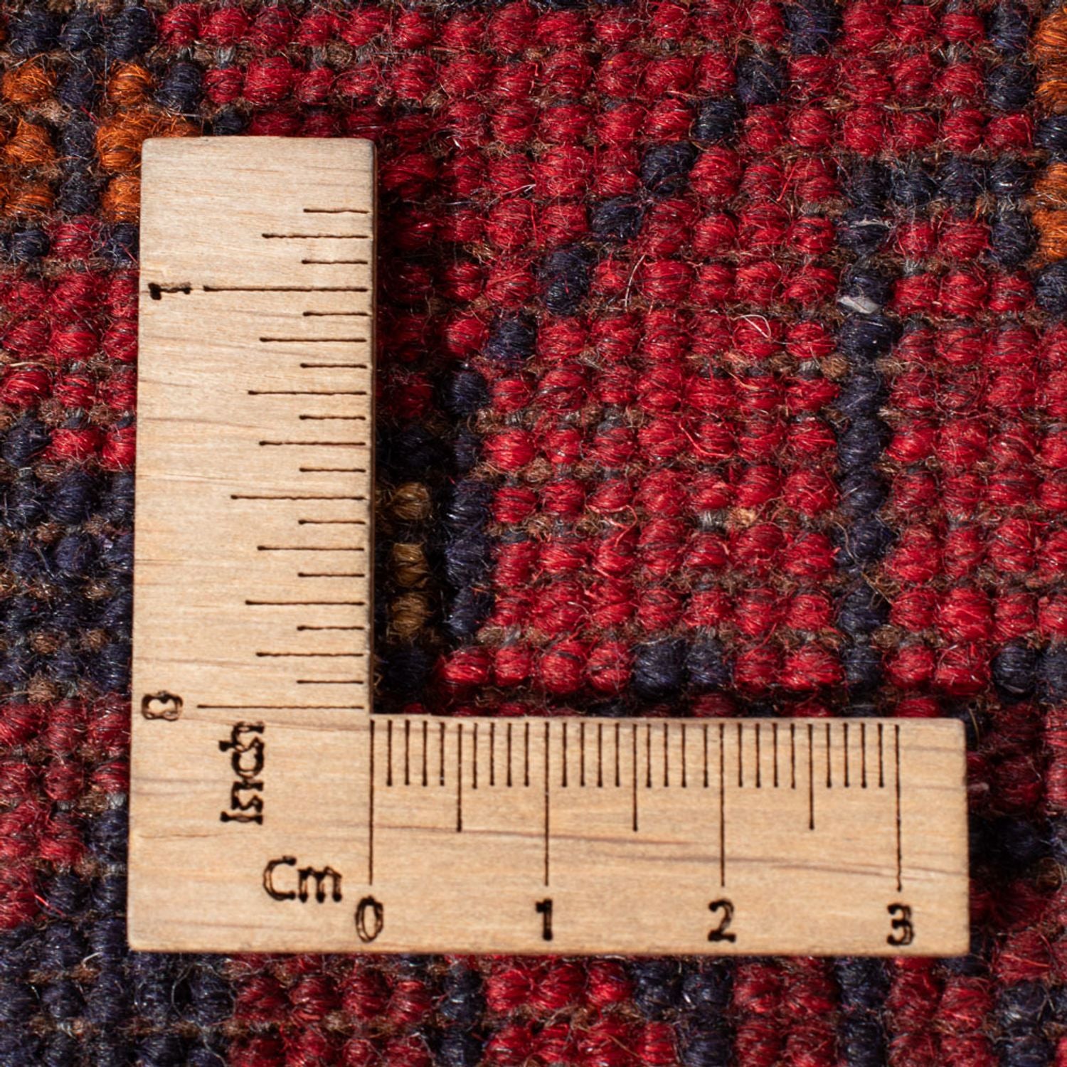 Tappeto corsia Tappeto afgano - Kunduz - 395 x 80 cm - rosso