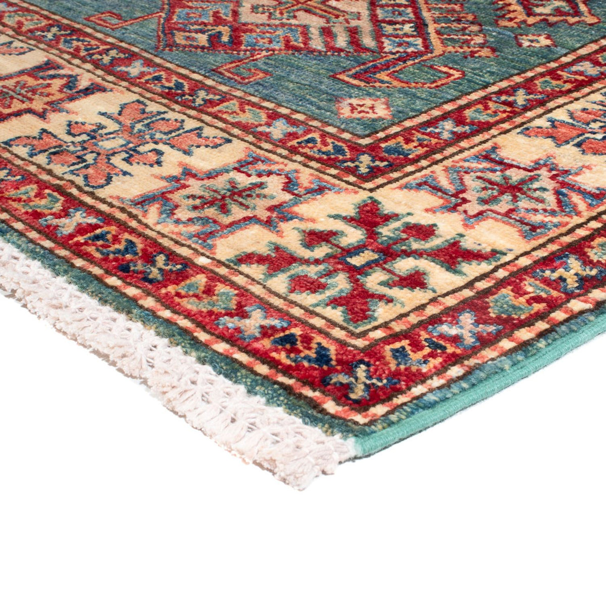 Tappeto corsia Tappeto Ziegler - Kazak - 326 x 80 cm - turchese