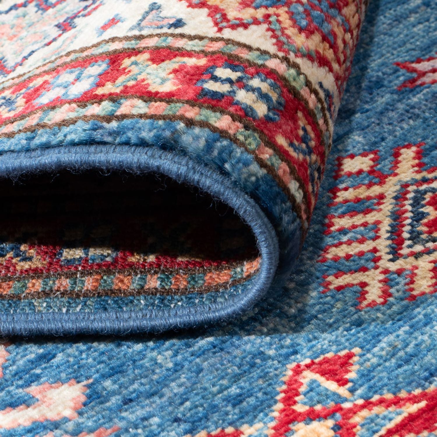 Tappeto corsia Tappeto Ziegler - Kazak - 404 x 87 cm - blu