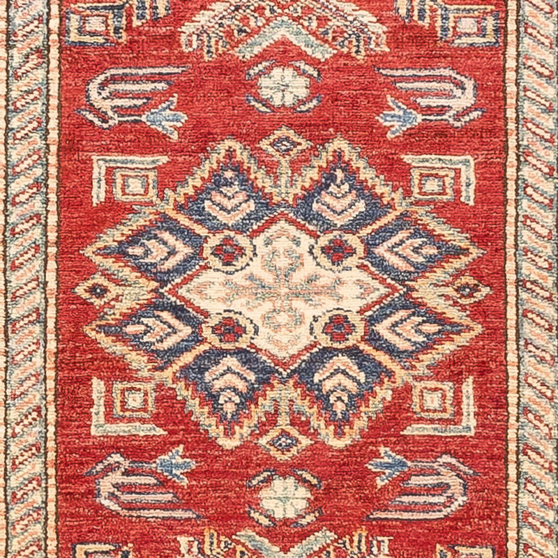Tappeto corsia Tappeto Ziegler - Kazak - 304 x 83 cm - rosso