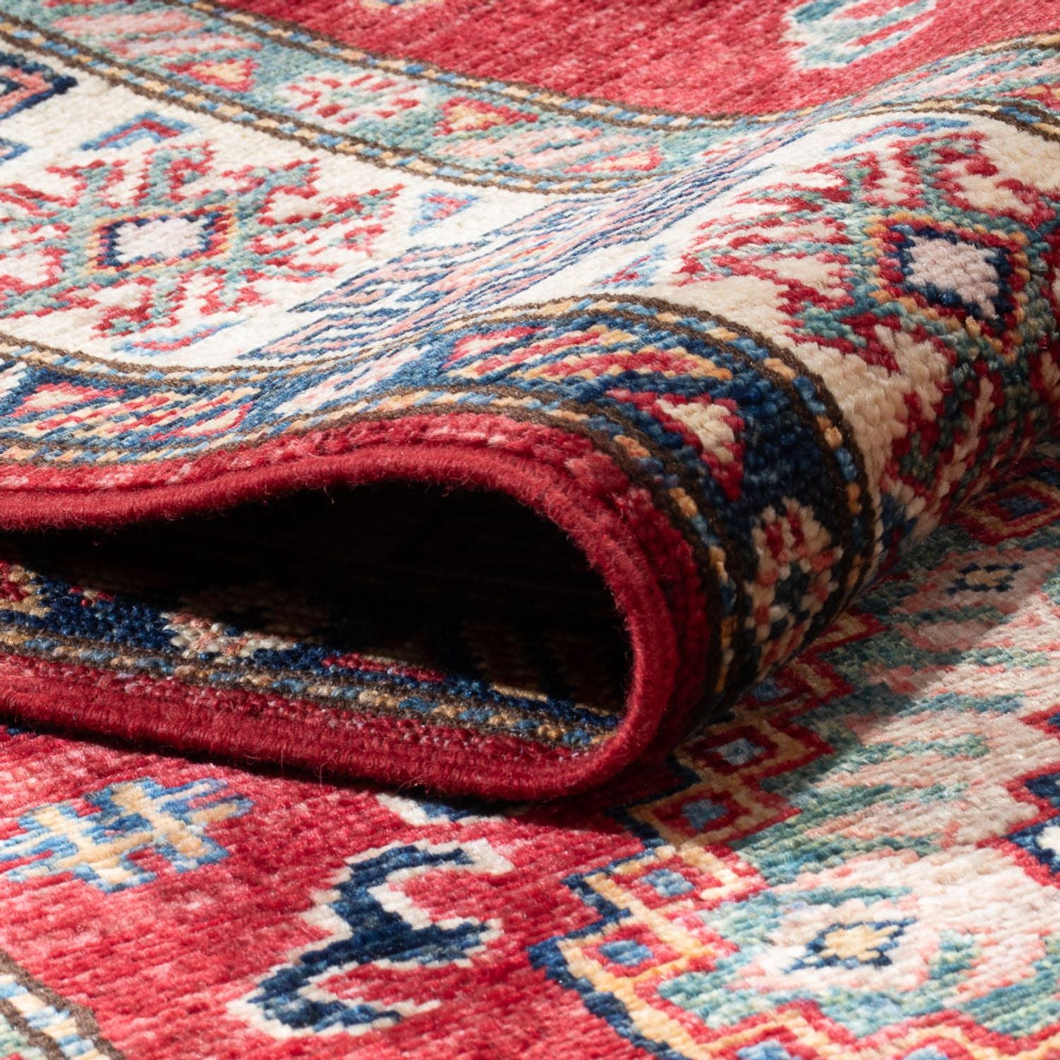 Tappeto corsia Tappeto Ziegler - Kazak - 302 x 80 cm - rosso