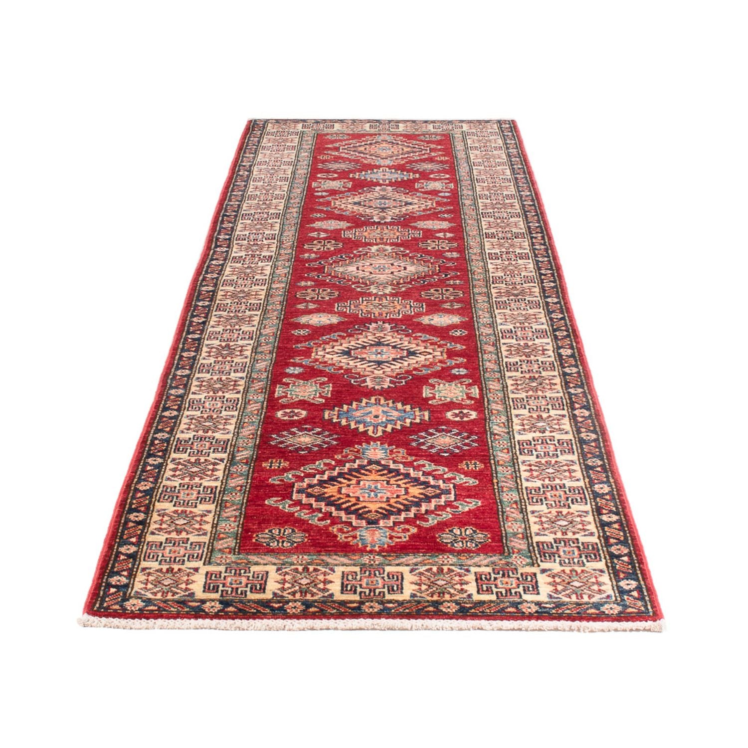 Tappeto corsia Tappeto Ziegler - Kazak - 302 x 80 cm - rosso