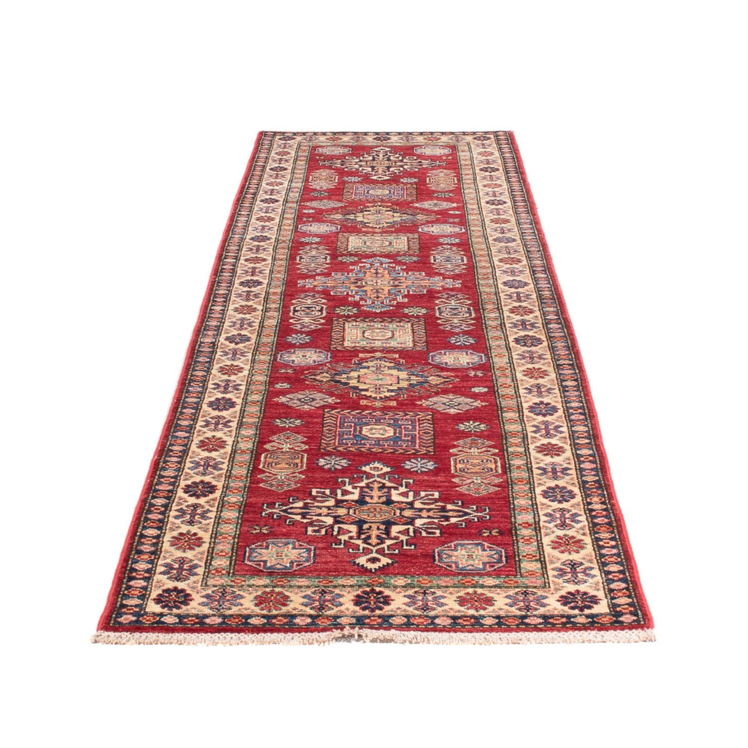 Tappeto corsia Tappeto Ziegler - Kazak - 305 x 80 cm - rosso