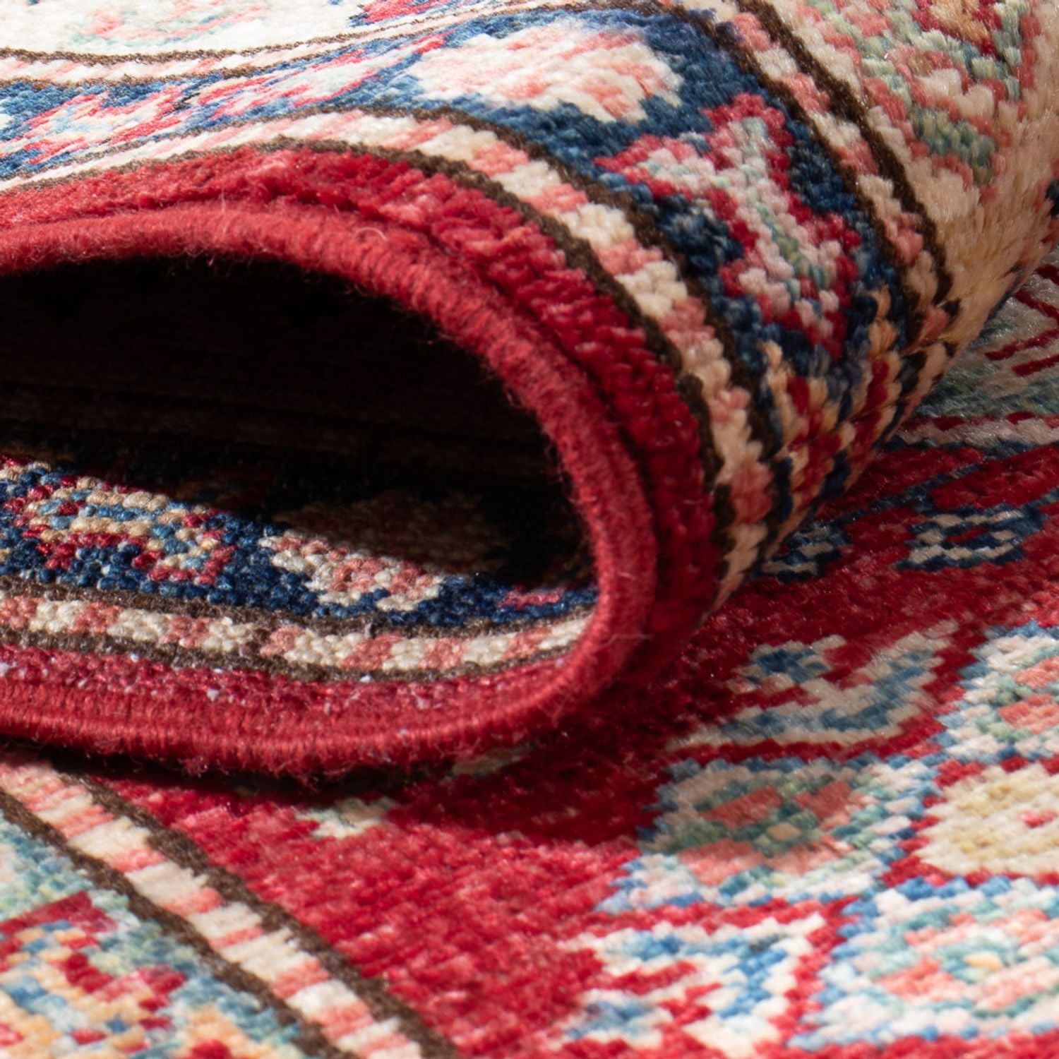 Tappeto corsia Tappeto Ziegler - Kazak - 304 x 80 cm - rosso