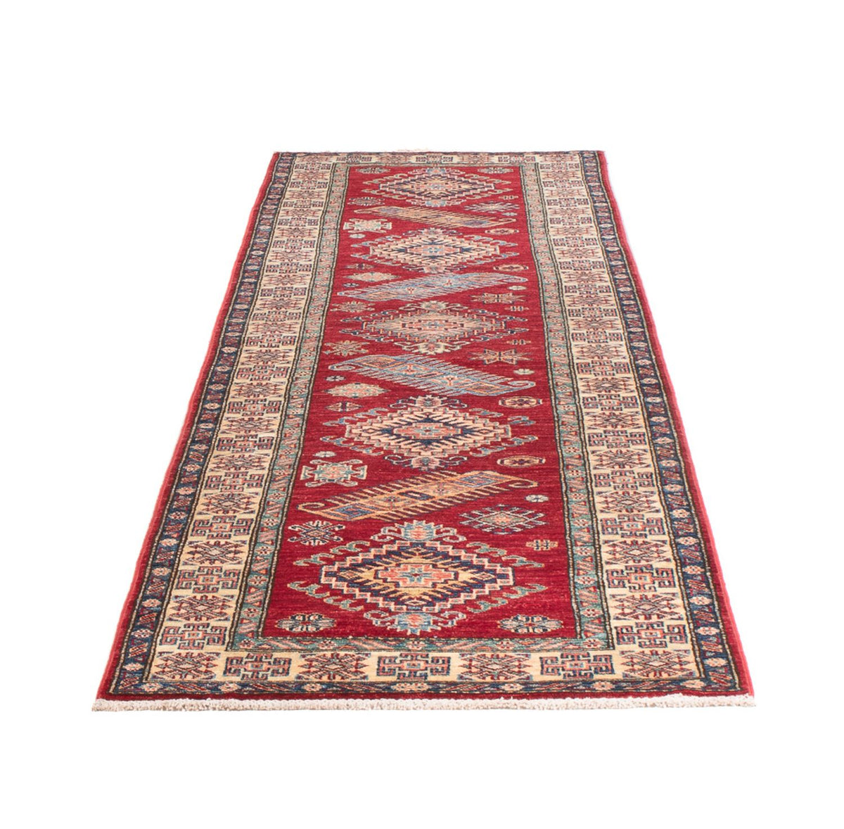 Tappeto corsia Tappeto Ziegler - Kazak - 306 x 80 cm - rosso