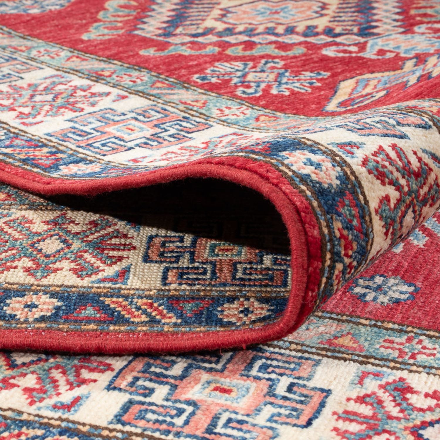 Tappeto corsia Tappeto Ziegler - Kazak - 305 x 80 cm - rosso