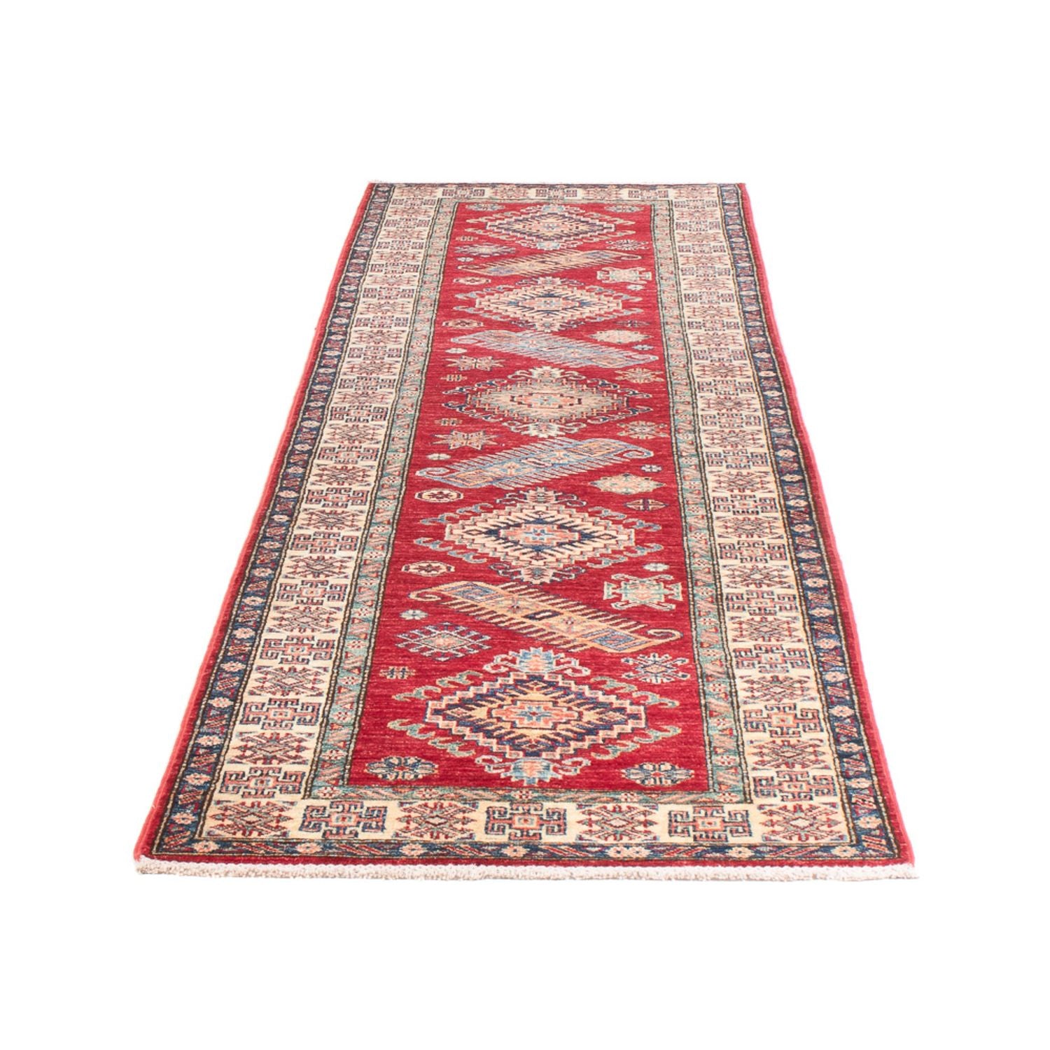 Tappeto corsia Tappeto Ziegler - Kazak - 305 x 80 cm - rosso