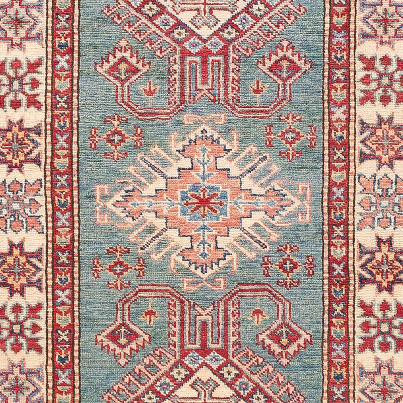 Tappeto corsia Tappeto Ziegler - Kazak - 327 x 78 cm - verde chiaro