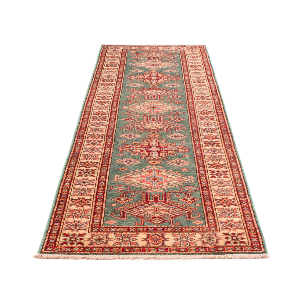 Tappeto corsia Tappeto Ziegler - Kazak - 327 x 78 cm - verde chiaro