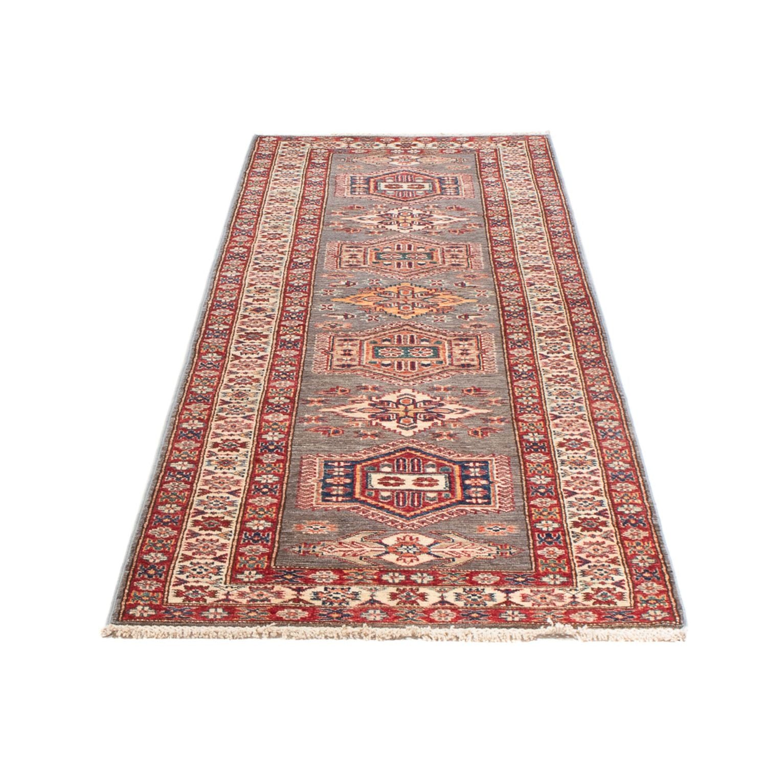 Tappeto corsia Tappeto Ziegler - Kazak - 294 x 78 cm - beige scuro