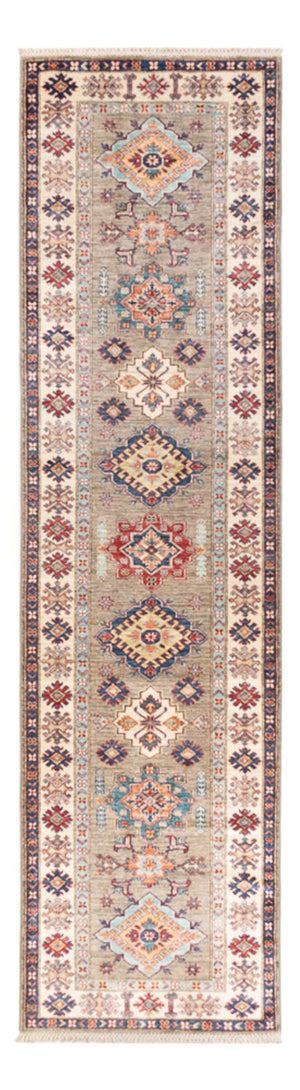 Tappeto corsia Tappeto Ziegler - Kazak - 317 x 81 cm - grigio chiaro