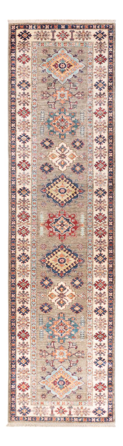Tappeto corsia Tappeto Ziegler - Kazak - 317 x 81 cm - grigio chiaro