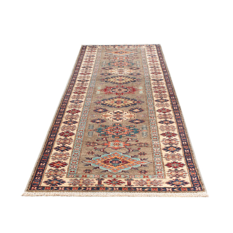 Tappeto corsia Tappeto Ziegler - Kazak - 317 x 81 cm - grigio chiaro