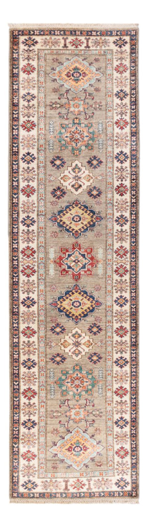 Tappeto corsia Tappeto Ziegler - Kazak - 305 x 83 cm - grigio chiaro
