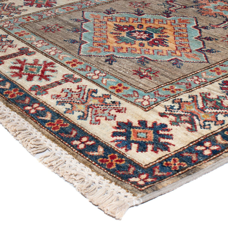 Tappeto corsia Tappeto Ziegler - Kazak - 305 x 83 cm - grigio chiaro