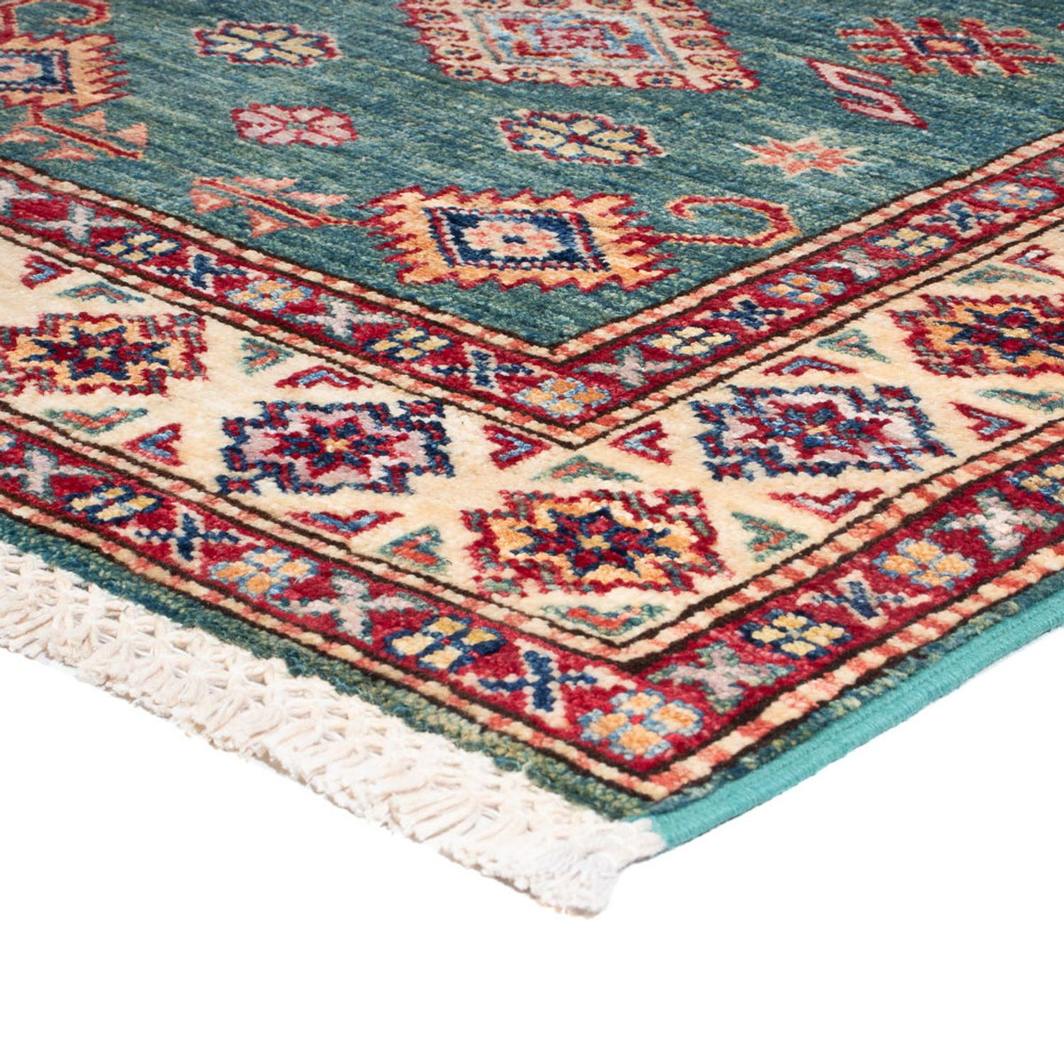 Tappeto corsia Tappeto Ziegler - Kazak - 303 x 80 cm - turchese