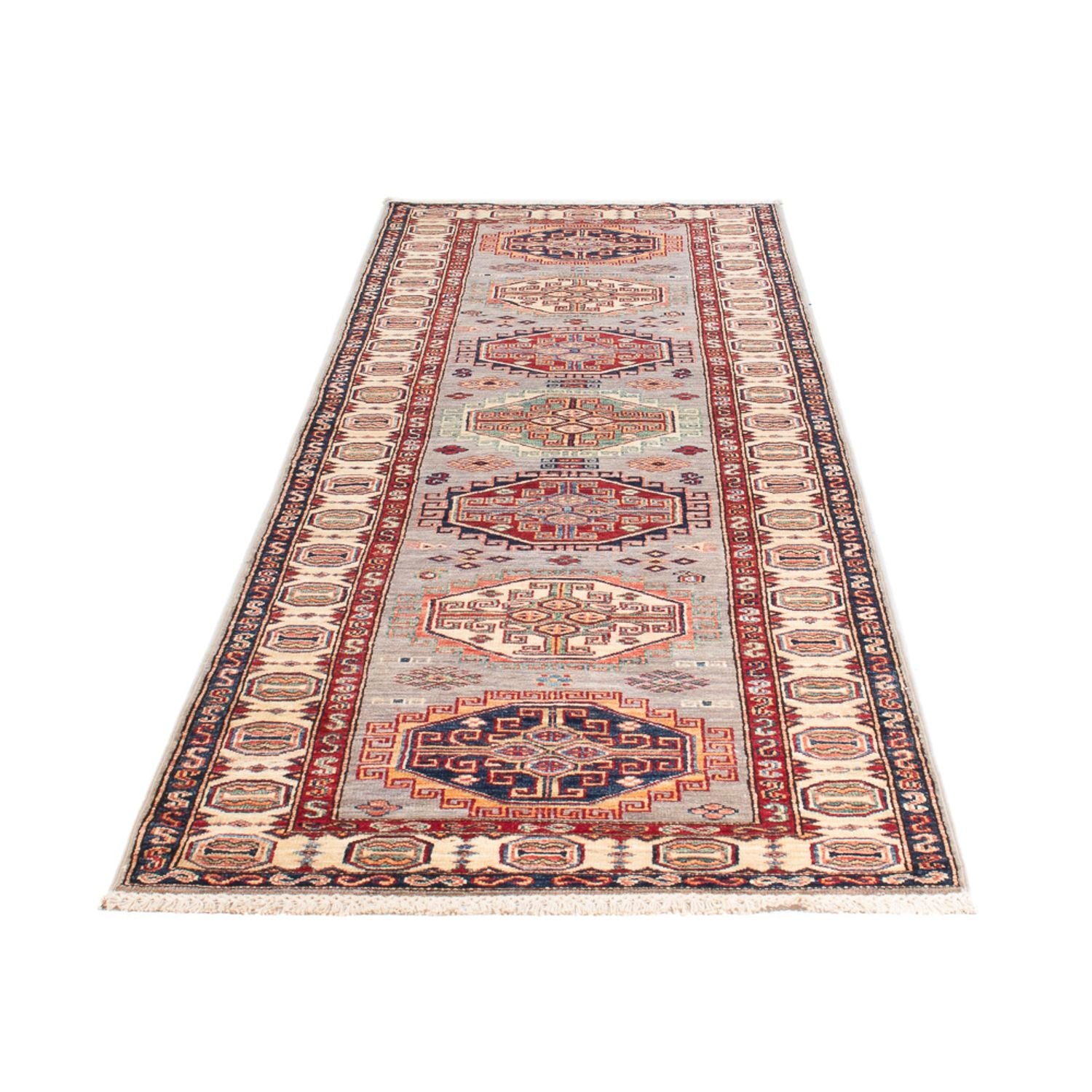 Tappeto corsia Tappeto Ziegler - Kazak - 300 x 80 cm - salmone