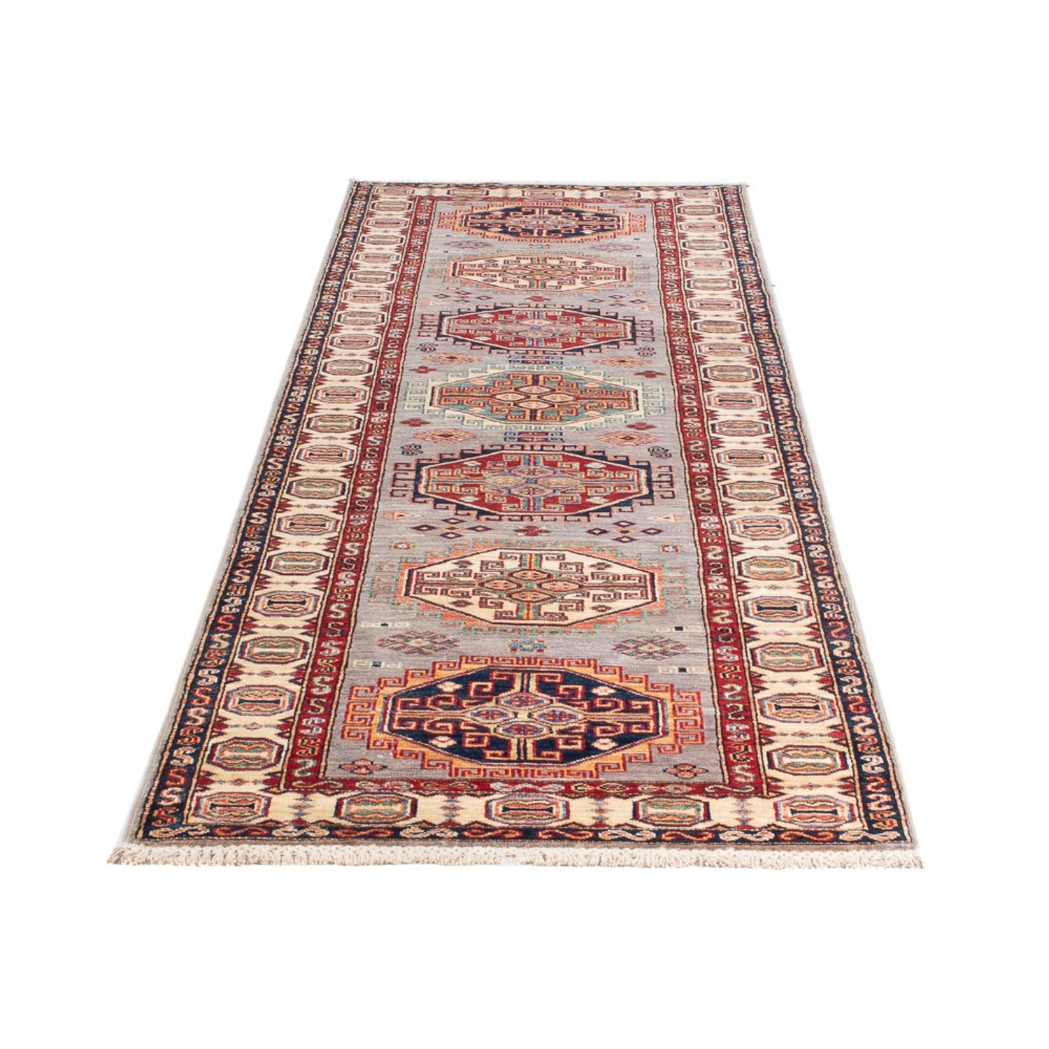 Tappeto corsia Tappeto Ziegler - Kazak - 300 x 80 cm - salmone