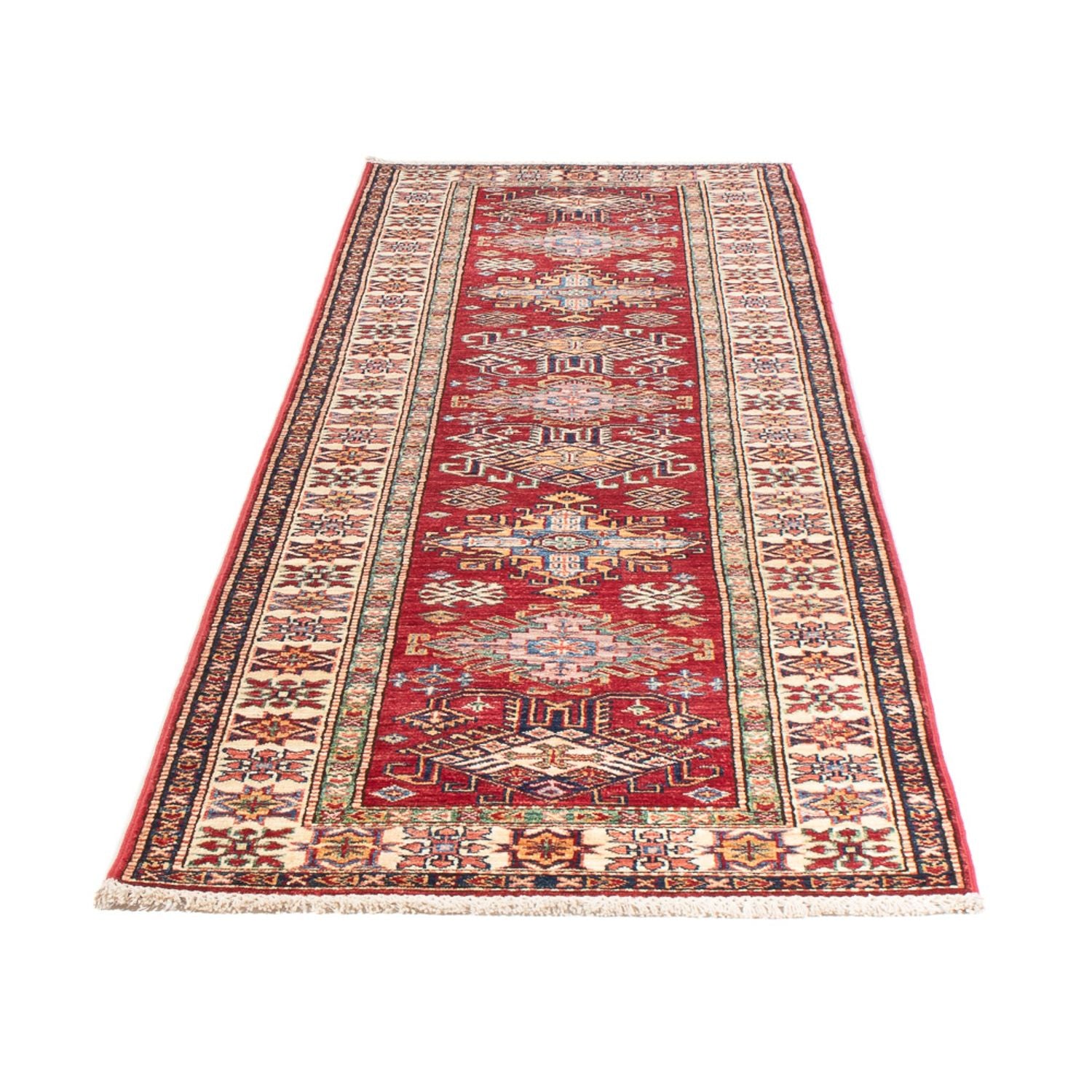 Tappeto corsia Tappeto Ziegler - Kazak - 302 x 81 cm - rosso