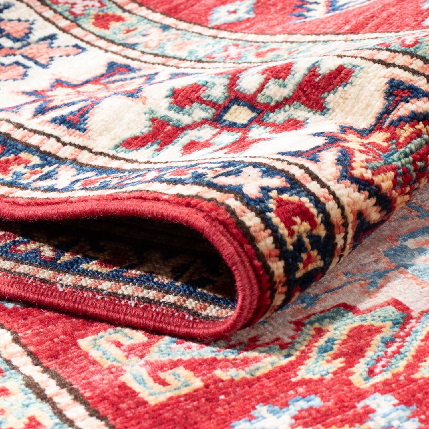 Tappeto corsia Tappeto Ziegler - Kazak - 305 x 82 cm - rosso