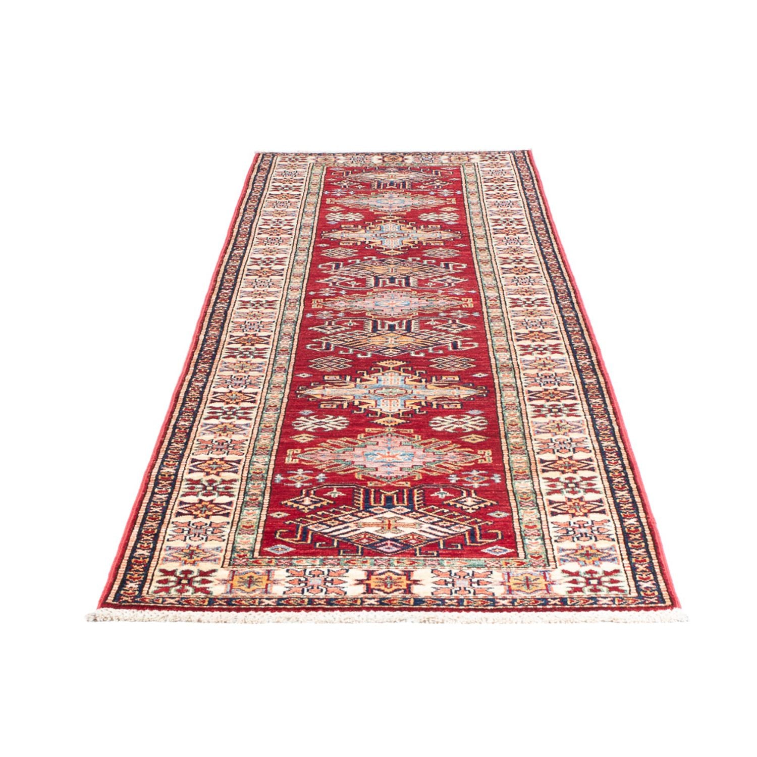 Tappeto corsia Tappeto Ziegler - Kazak - 305 x 82 cm - rosso