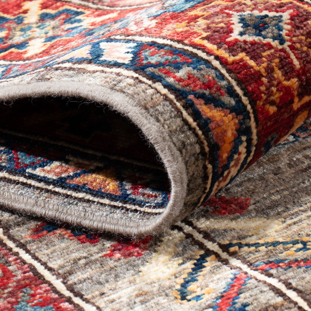 Tappeto corsia Tappeto Ziegler - Kazak - 317 x 78 cm - multicolore