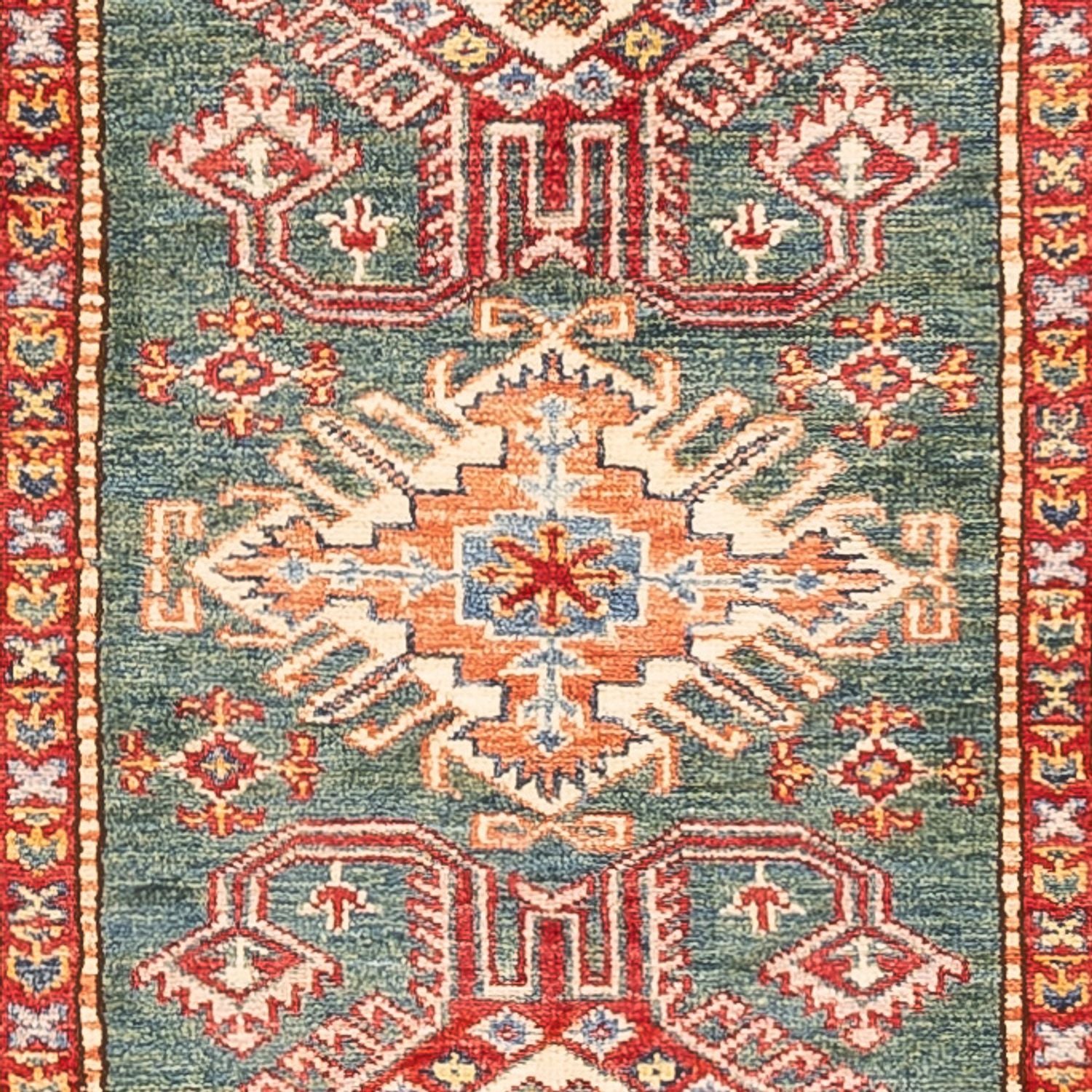 Tappeto corsia Tappeto Ziegler - Kazak - 298 x 81 cm - verde