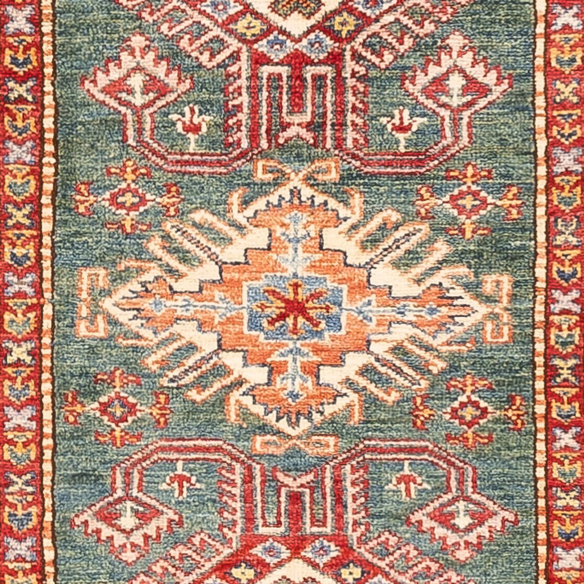Tappeto corsia Tappeto Ziegler - Kazak - 298 x 81 cm - verde