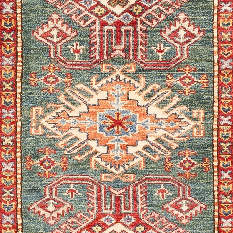 Tappeto corsia Tappeto Ziegler - Kazak - 298 x 81 cm - verde