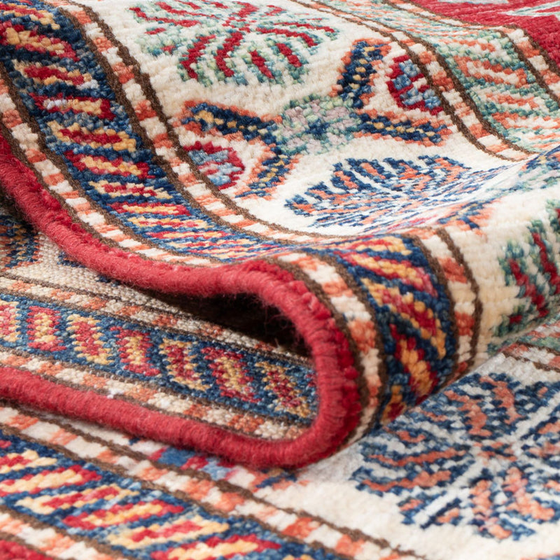 Tappeto corsia Tappeto Ziegler - Kazak - 294 x 82 cm - rosso