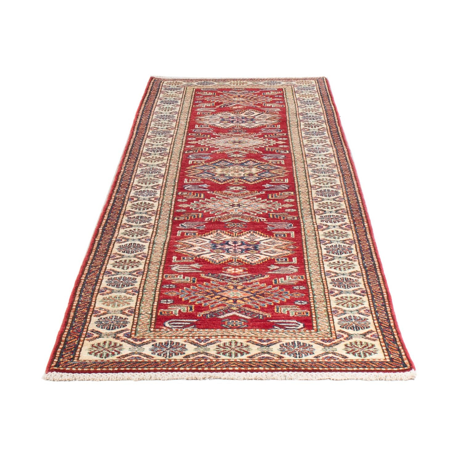 Tappeto corsia Tappeto Ziegler - Kazak - 294 x 82 cm - rosso