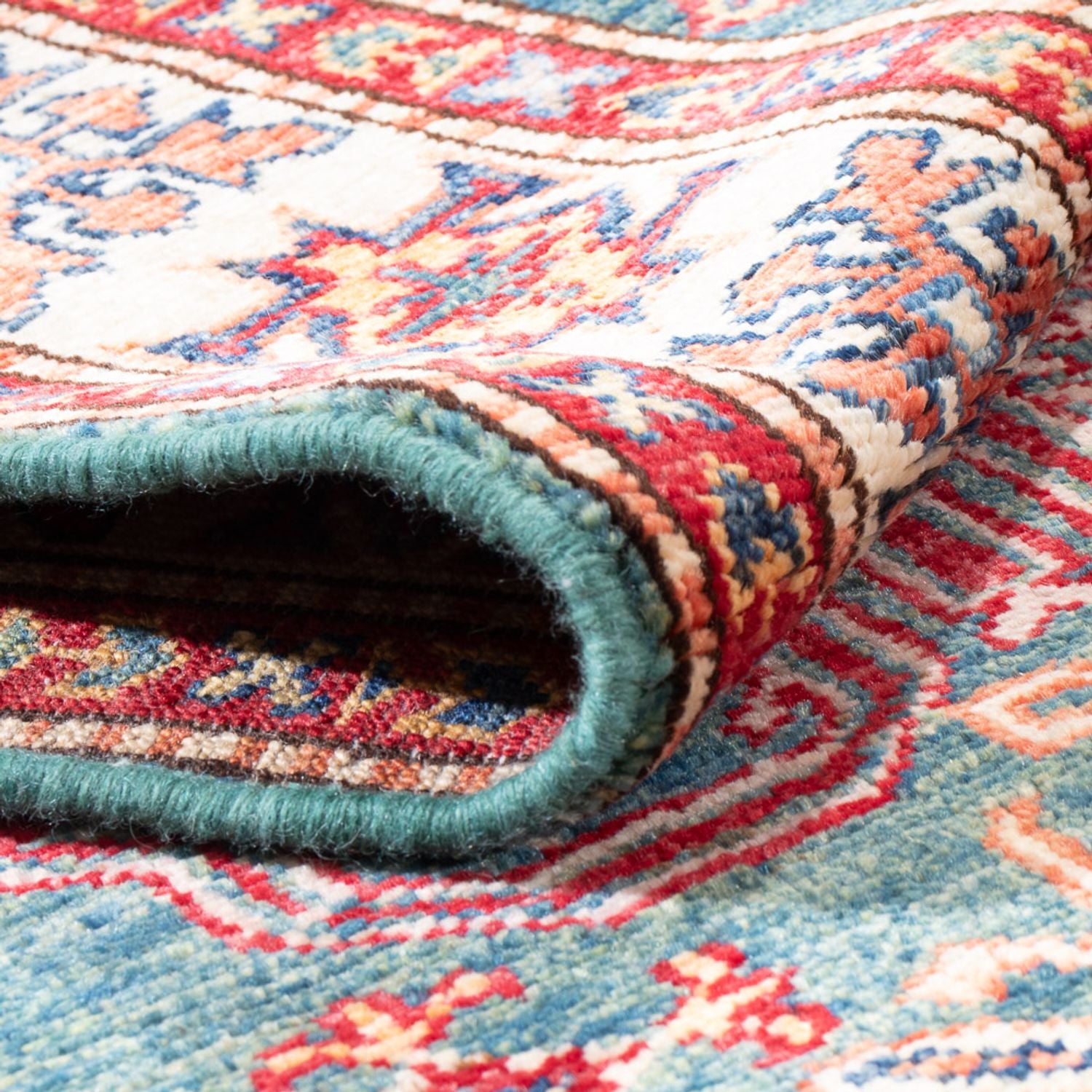 Tappeto corsia Tappeto Ziegler - Kazak - 298 x 79 cm - verde