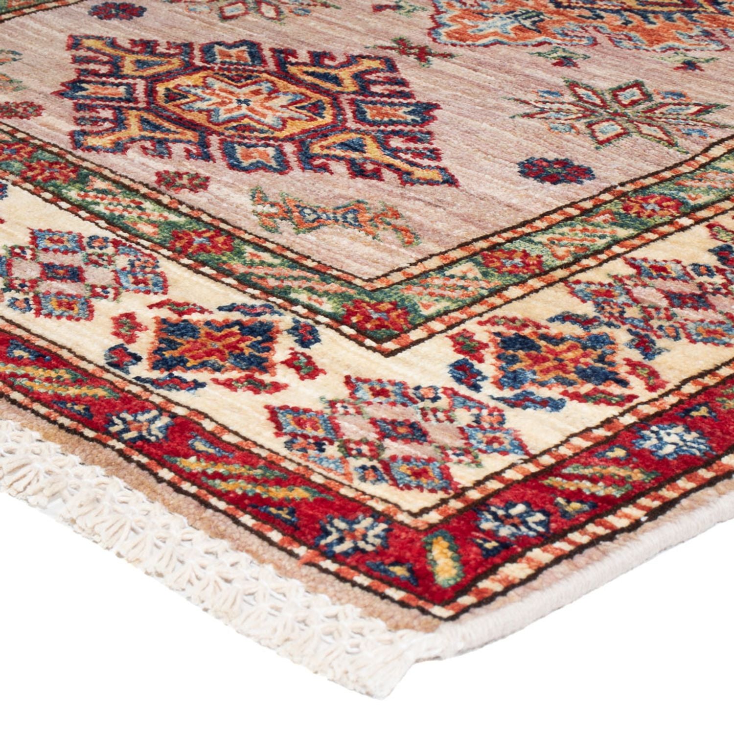 Tappeto corsia Tappeto Ziegler - Kazak - 292 x 82 cm - salmone
