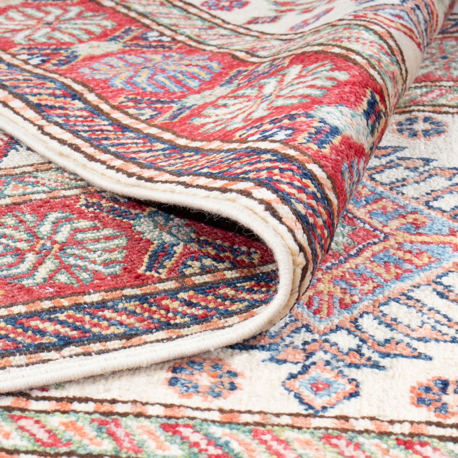 Tappeto corsia Tappeto Ziegler - Kazak - 300 x 81 cm - beige