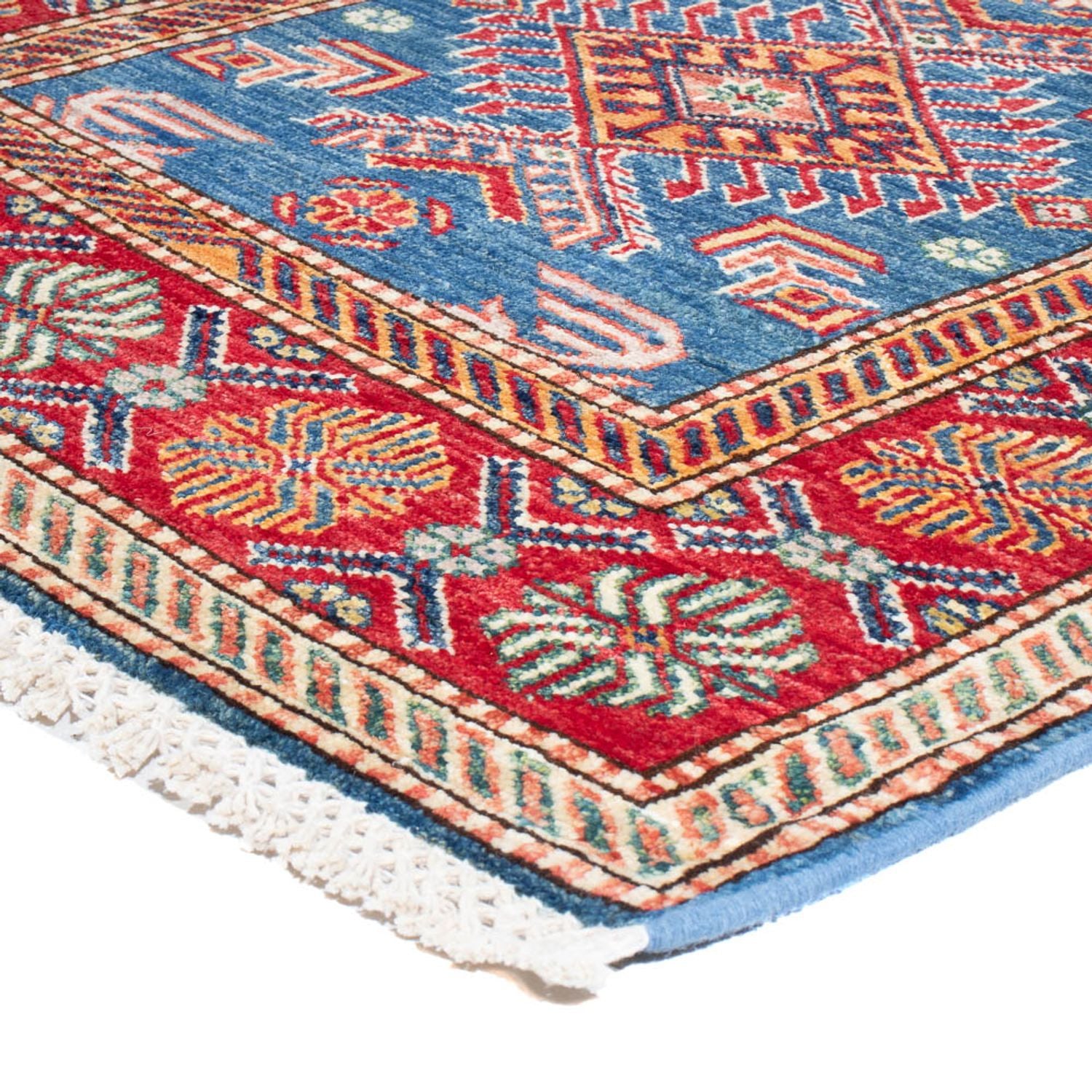 Tappeto corsia Tappeto Ziegler - Kazak - 306 x 79 cm - blu