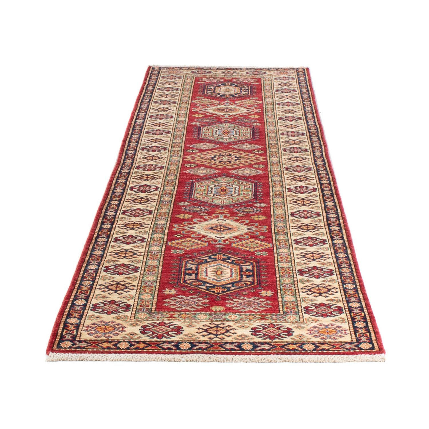 Tappeto corsia Tappeto Ziegler - Kazak - 303 x 79 cm - rosso