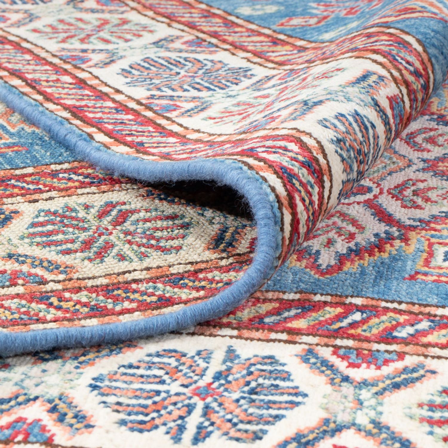 Tappeto corsia Tappeto Ziegler - Kazak - 290 x 82 cm - blu