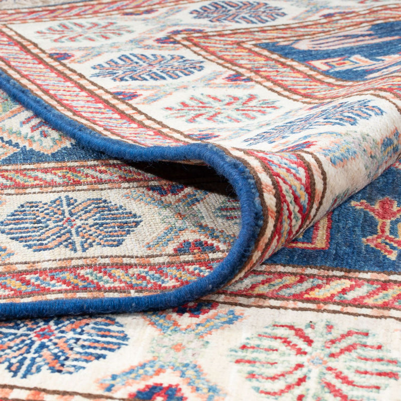 Tappeto corsia Tappeto Ziegler - Kazak - 302 x 84 cm - blu