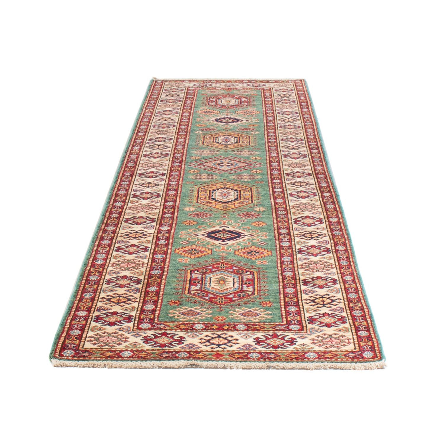Tappeto corsia Tappeto Ziegler - Kazak - 311 x 77 cm - verde