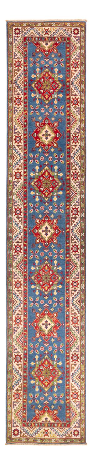 Tappeto corsia Tappeto Ziegler - Kazak - 403 x 78 cm - blu scuro