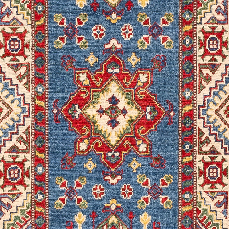 Tappeto corsia Tappeto Ziegler - Kazak - 403 x 78 cm - blu scuro
