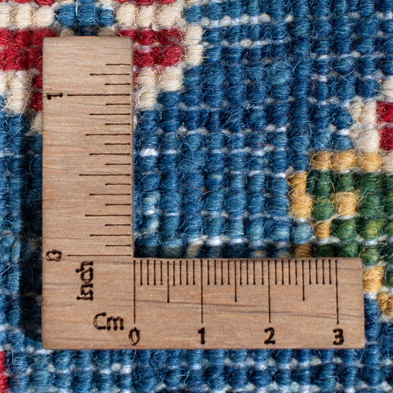 Tappeto corsia Tappeto Ziegler - Kazak - 403 x 78 cm - blu scuro