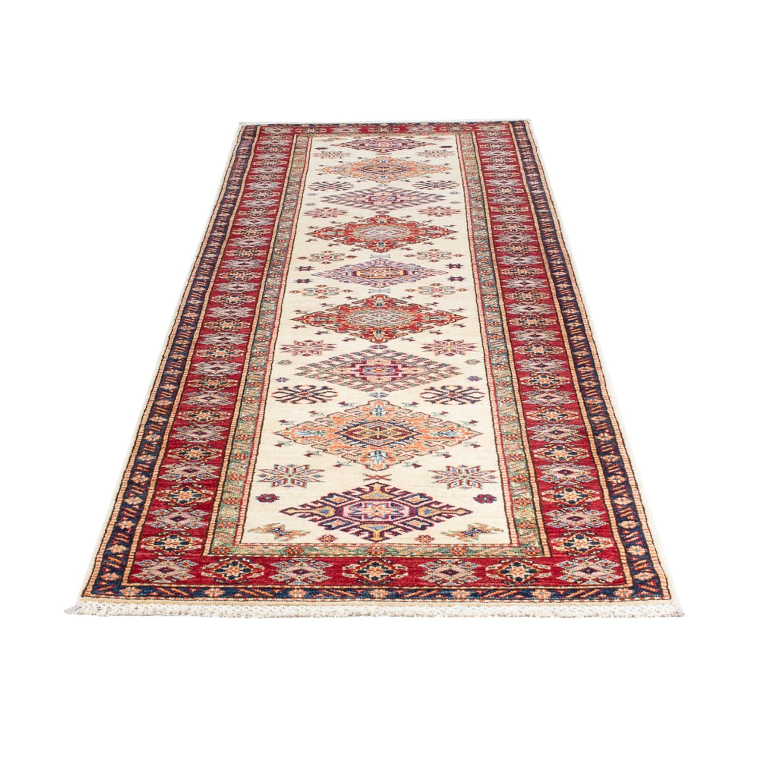 Tappeto corsia Tappeto Ziegler - Kazak - 304 x 82 cm - beige