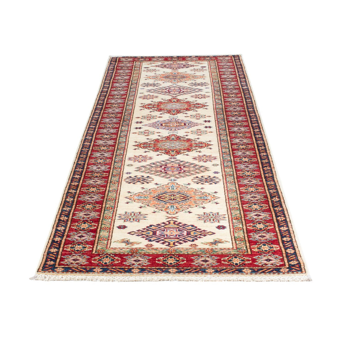 Tappeto corsia Tappeto Ziegler - Kazak - 304 x 82 cm - beige
