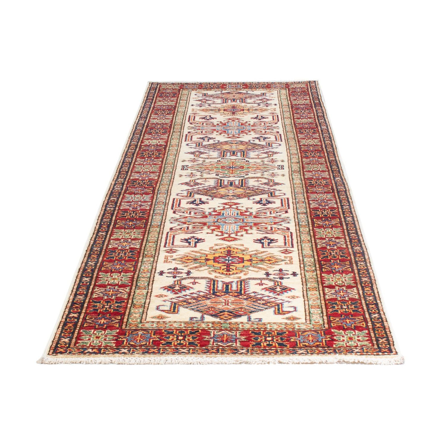 Tappeto corsia Tappeto Ziegler - Kazak - 293 x 78 cm - beige
