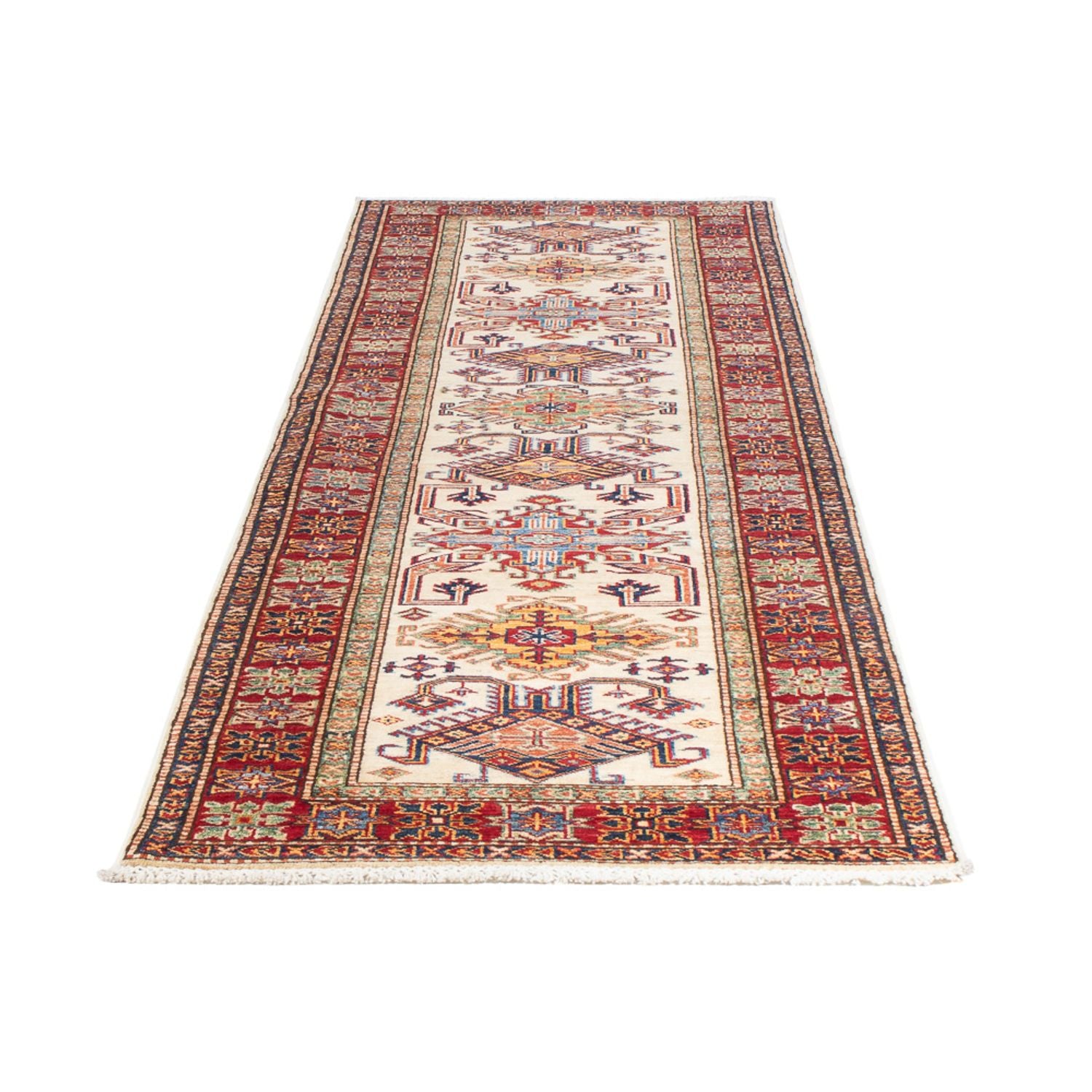 Tappeto corsia Tappeto Ziegler - Kazak - 293 x 79 cm - beige
