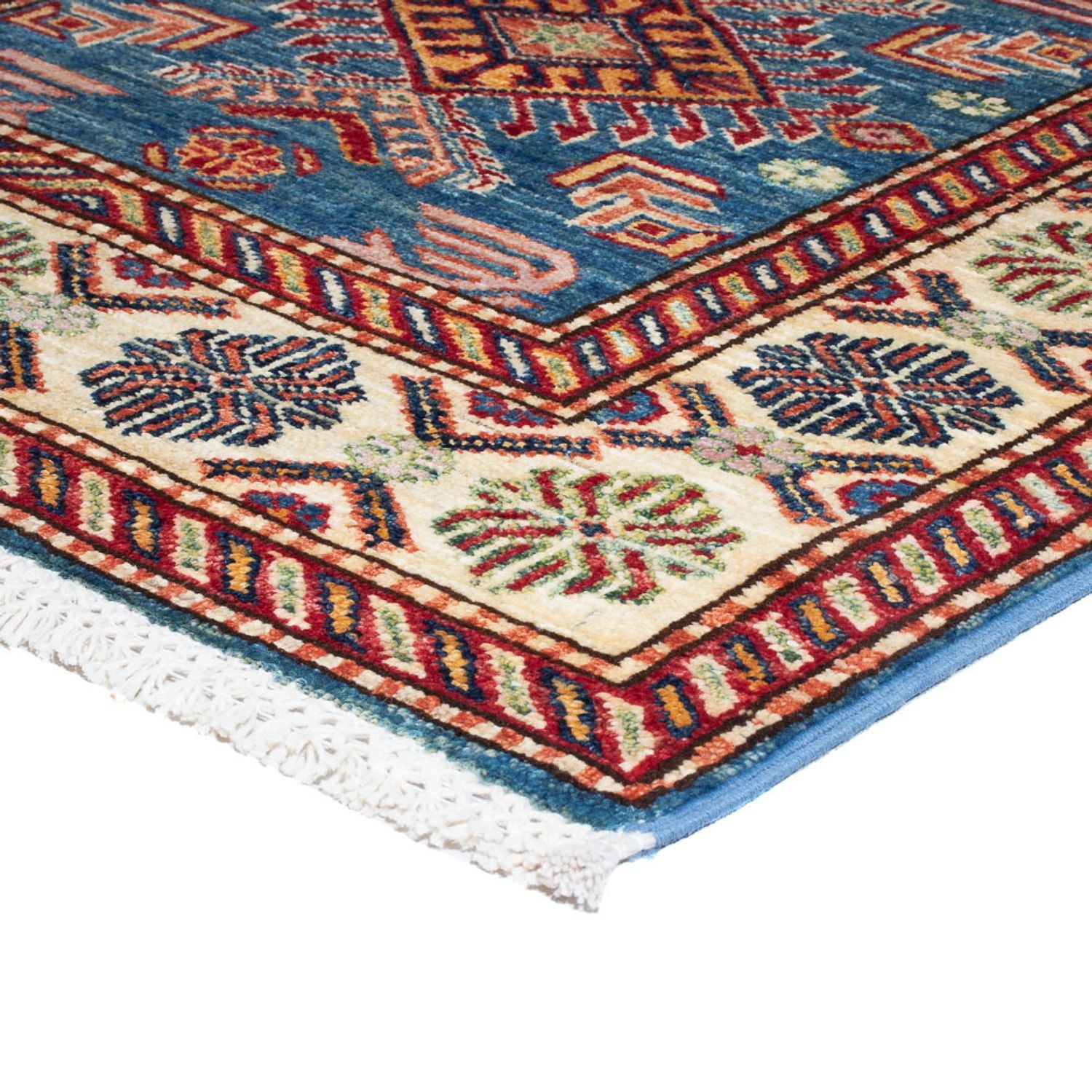 Tappeto corsia Tappeto Ziegler - Kazak - 294 x 83 cm - blu