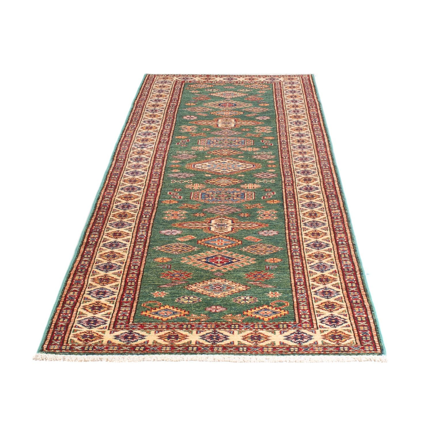 Tappeto corsia Tappeto Ziegler - Kazak - 296 x 80 cm - verde