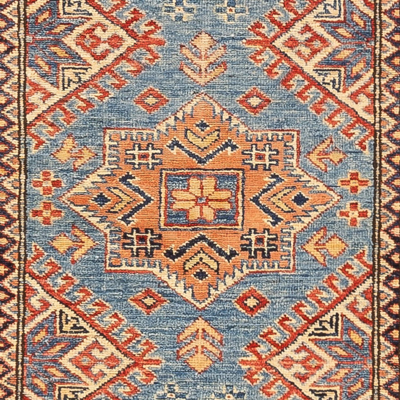 Tappeto corsia Tappeto Ziegler - Kazak - 312 x 75 cm - turchese